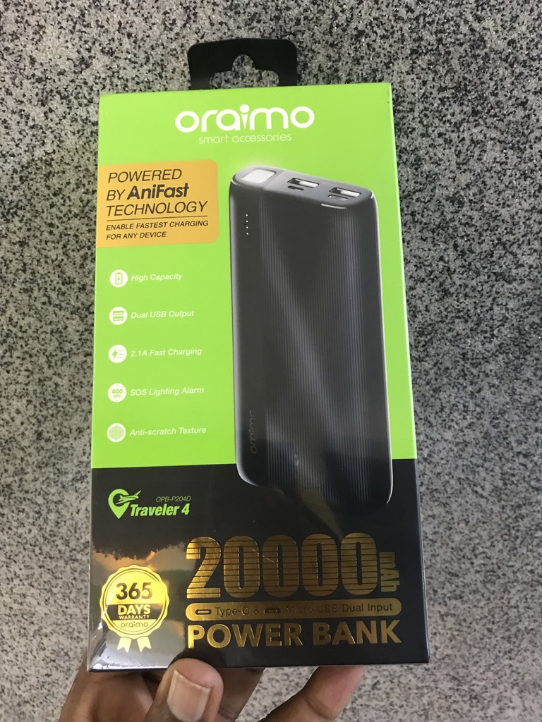 Oraimo Power Bank 20000mAh